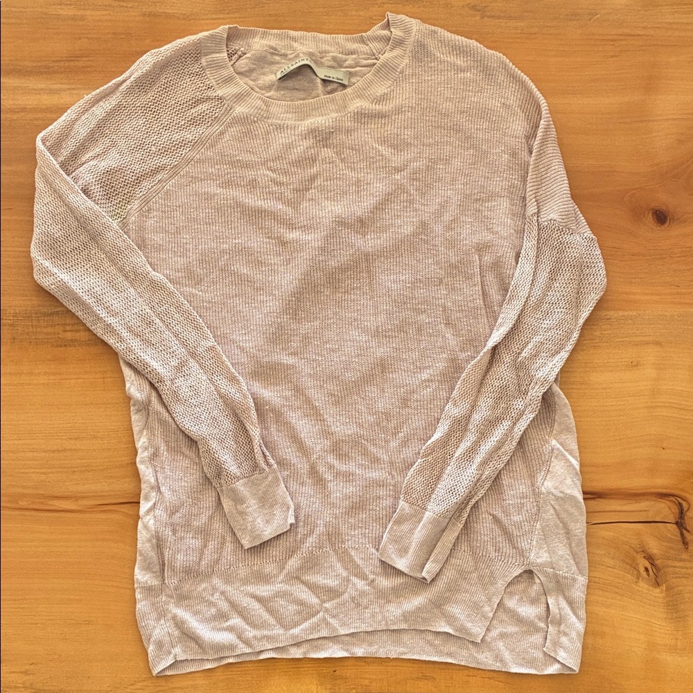 Allsaints Row Jumper linen sweater